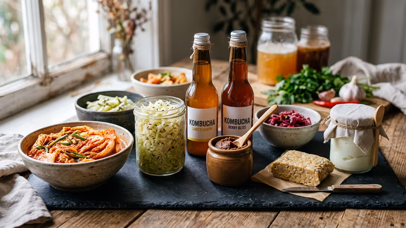 Probiotic Foods for Gut Health: 14 Fermented Foods Ranked by Evidence (and How Much to Eat)