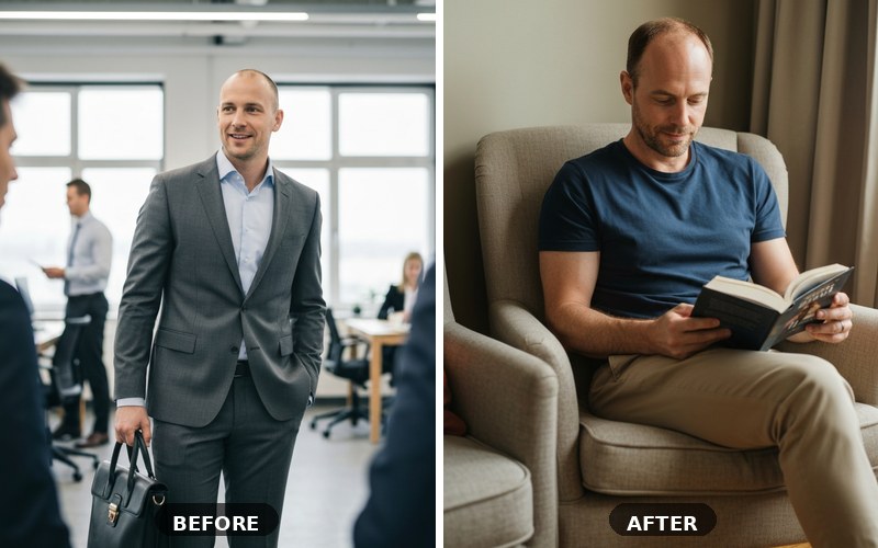 NeuroSurge cognitive transformation — Before and After consistent use