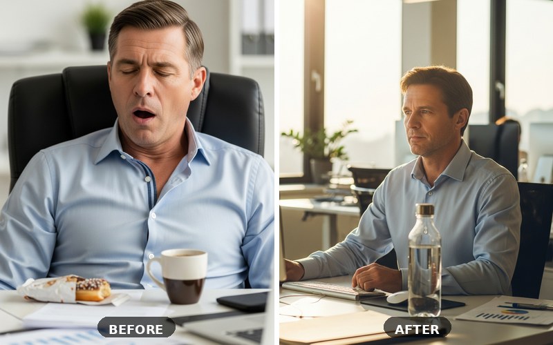 Blood sugar health success story with Sugar Defender supplement - Before and After